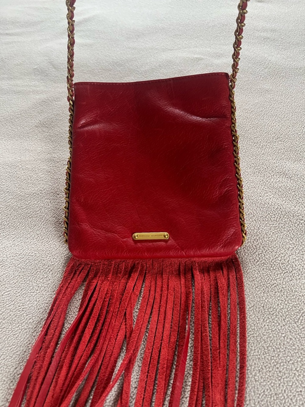 Rebecca Minkoff Carly North South Fringe Crossbody - Picture 6 of 11